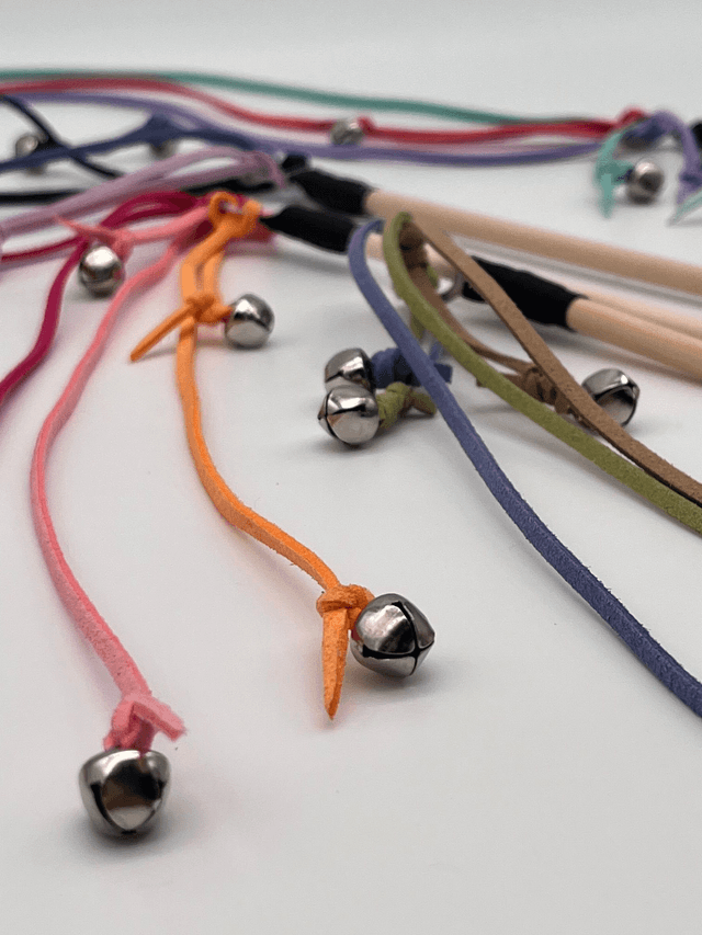 Jingly Suede Cat Teaser long stick